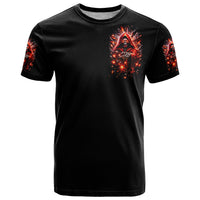 Flame Skull T Shirt Of Course I'm Going To Hell Just Pick You Up - Wonder Print Shop