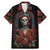 Day of Dead Lady Family Matching Mermaid Dress and Hawaiian Shirt Sugar Skull Rose Lady - Wonder Print Shop
