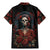 Day of Dead Lady Family Matching Mermaid Dress and Hawaiian Shirt Sugar Skull Rose Lady - Wonder Print Shop