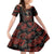 Day of Dead Lady Family Matching Off Shoulder Maxi Dress and Hawaiian Shirt Sugar Skull Rose Lady - Wonder Print Shop