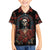 Day of Dead Lady Family Matching Off Shoulder Maxi Dress and Hawaiian Shirt Sugar Skull Rose Lady - Wonder Print Shop
