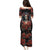 Day of Dead Lady Family Matching Puletasi Dress and Hawaiian Shirt Sugar Skull Rose Lady - Wonder Print Shop
