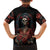 Day of Dead Lady Family Matching Short Sleeve Bodycon Dress and Hawaiian Shirt Sugar Skull Rose Lady - Wonder Print Shop