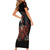 Day of Dead Lady Family Matching Short Sleeve Bodycon Dress and Hawaiian Shirt Sugar Skull Rose Lady - Wonder Print Shop
