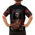 Day of Dead Lady Family Matching Summer Maxi Dress and Hawaiian Shirt Sugar Skull Rose Lady - Wonder Print Shop