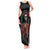 Day of Dead Lady Tank Maxi Dress Sugar Skull Rose Lady - Wonder Print Shop