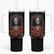 Day of Dead Lady Tumbler With Handle Sugar Skull Rose Lady - Wonder Print Shop