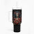 Day of Dead Lady Tumbler With Handle Sugar Skull Rose Lady - Wonder Print Shop