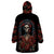 Day of Dead Lady Wearable Blanket Hoodie Sugar Skull Rose Lady - Wonder Print Shop