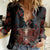 Day of Dead Lady Women Casual Shirt Sugar Skull Rose Lady - Wonder Print Shop