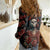 Day of Dead Lady Women Casual Shirt Sugar Skull Rose Lady - Wonder Print Shop