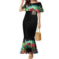 Christmas Skull Mermaid Dress On The Naughty List I Regret Nothing - Wonder Print Shop