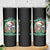 Christmas Skull Skinny Tumbler On The Naughty List I Regret Nothing - Wonder Print Shop