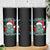 Christmas Skull Lady Skinny Tumbler On The Naughty List I Regret Nothing - Wonder Print Shop