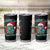 Christmas Skull Lady Tumbler Cup On The Naughty List I Regret Nothing - Wonder Print Shop