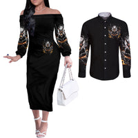 demon-skull-couples-matching-off-the-shoulder-long-sleeve-dress-and-long-sleeve-button-shirt-one-day-i-gonna-say-fuck-it-all