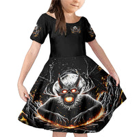 Demon Skull Family Matching Mermaid Dress and Hawaiian Shirt One Day I Gonna Say Fuck It All - Wonder Print Shop