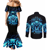 demon-skull-couples-matching-mermaid-dress-and-long-sleeve-button-shirt-one-day-i-gonna-say-fuck-it-all