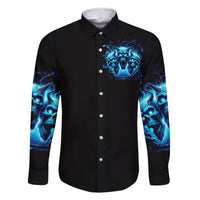 Demon Skull Family Matching Mermaid Dress and Hawaiian Shirt One Day I Gonna Say Fuck It All - Wonder Print Shop