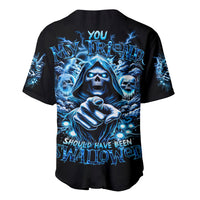 Thunder Skull Baseball Jersey You My Friend Should Have Been Swallowed - Wonder Print Shop