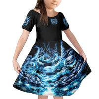Thunder Skull Family Matching Mermaid Dress and Hawaiian Shirt You My Friend Should Have Been Swallowed - Wonder Print Shop