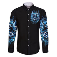 Thunder Skull Family Matching Mermaid Dress and Hawaiian Shirt You My Friend Should Have Been Swallowed - Wonder Print Shop