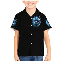 Thunder Skull Family Matching Mermaid Dress and Hawaiian Shirt You My Friend Should Have Been Swallowed - Wonder Print Shop