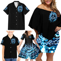 Thunder Skull Family Matching Off Shoulder Short Dress and Hawaiian Shirt You My Friend Should Have Been Swallowed - Wonder Print Shop