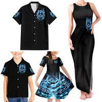 Thunder Skull Family Matching Tank Maxi Dress and Hawaiian Shirt You My Friend Should Have Been Swallowed - Wonder Print Shop