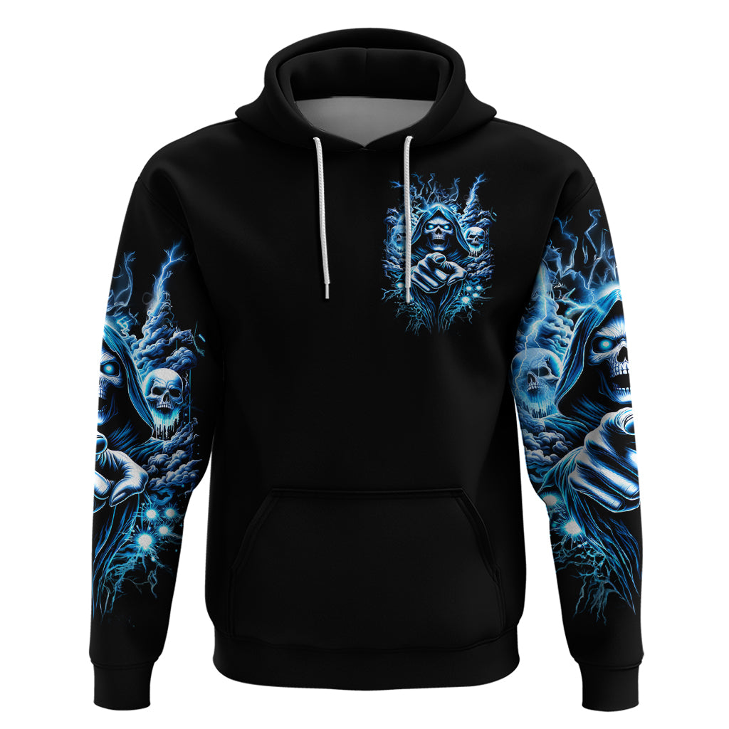 Thunder Skull Hoodie You My Friend Should Have Been Swallowed - Wonder Print Shop
