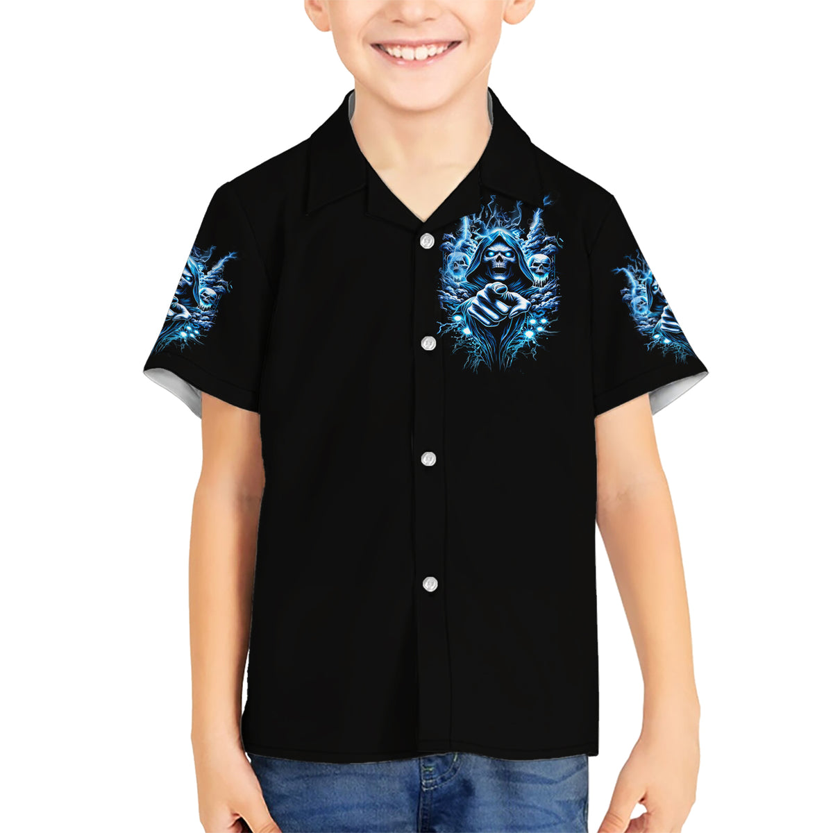 Thunder Skull Kid Hawaiian Shirt You My Friend Should Have Been Swallowed - Wonder Print Shop