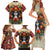 Day of Dead Lady Family Matching Short Sleeve Bodycon Dress and Hawaiian Shirt Sugar Skull Field Rose Lady - Wonder Print Shop
