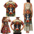 Day of Dead Lady Family Matching Tank Maxi Dress and Hawaiian Shirt Sugar Skull Field Rose Lady - Wonder Print Shop