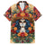 Day of Dead Lady Hawaiian Shirt Sugar Skull Field Rose Lady - Wonder Print Shop
