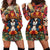 Day of Dead Lady Hoodie Dress Sugar Skull Field Rose Lady - Wonder Print Shop