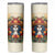 Day of Dead Lady Skinny Tumbler Sugar Skull Field Rose Lady - Wonder Print Shop