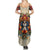 Day of Dead Lady Summer Maxi Dress Sugar Skull Field Rose Lady - Wonder Print Shop