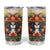 Day of Dead Lady Tumbler Cup Sugar Skull Field Rose Lady - Wonder Print Shop