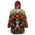 Day of Dead Lady Wearable Blanket Hoodie Sugar Skull Field Rose Lady - Wonder Print Shop