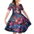 Day of Dead Lady Family Matching Off Shoulder Short Dress and Hawaiian Shirt Sugar Skull Field Rose Lady - Wonder Print Shop