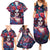 Day of Dead Lady Family Matching Summer Maxi Dress and Hawaiian Shirt Sugar Skull Field Rose Lady - Wonder Print Shop