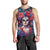 Day of Dead Lady Men Tank Top Sugar Skull Field Rose Lady - Wonder Print Shop