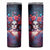 Day of Dead Lady Skinny Tumbler Sugar Skull Field Rose Lady - Wonder Print Shop