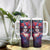 Day of Dead Lady Tumbler With Handle Sugar Skull Field Rose Lady - Wonder Print Shop