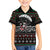 Christmas Skull Kid Hawaiian Shirt Santa Skull Jumps In Parachute - Wonder Print Shop
