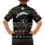 Christmas Skull Kid Hawaiian Shirt Santa Skull Jumps In Parachute - Wonder Print Shop