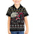 Christmas Skull Kid Hawaiian Shirt Santa Skull Ride Motorbike - Wonder Print Shop