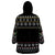 Christmas Skull Wearable Blanket Hoodie Santa Skull Ride Motorbike - Wonder Print Shop