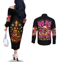 christmas-skull-couples-matching-off-the-shoulder-long-sleeve-dress-and-long-sleeve-button-shirt-christmas-tree-skull