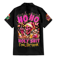 Christmas Skull Family Matching Mermaid Dress and Hawaiian Shirt Christmas Tree Skull - Wonder Print Shop